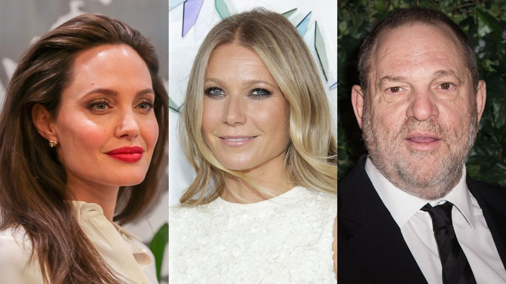 Image result for Gwyneth Paltrow and Angelina Jolie accuse Weinstein of Sexual Harassment