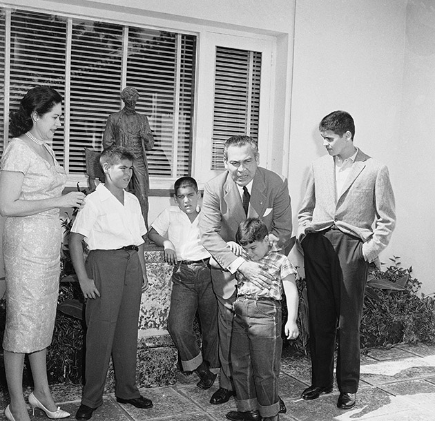 Fulgencio Batista with Family