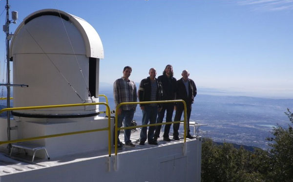 men at an observatory