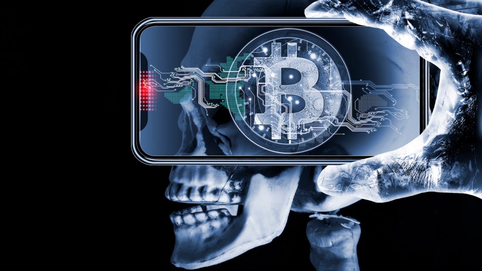 Mobile handset with artificial intelligence and bitcoin