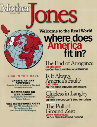Mother Jones January/February 2002 Issue