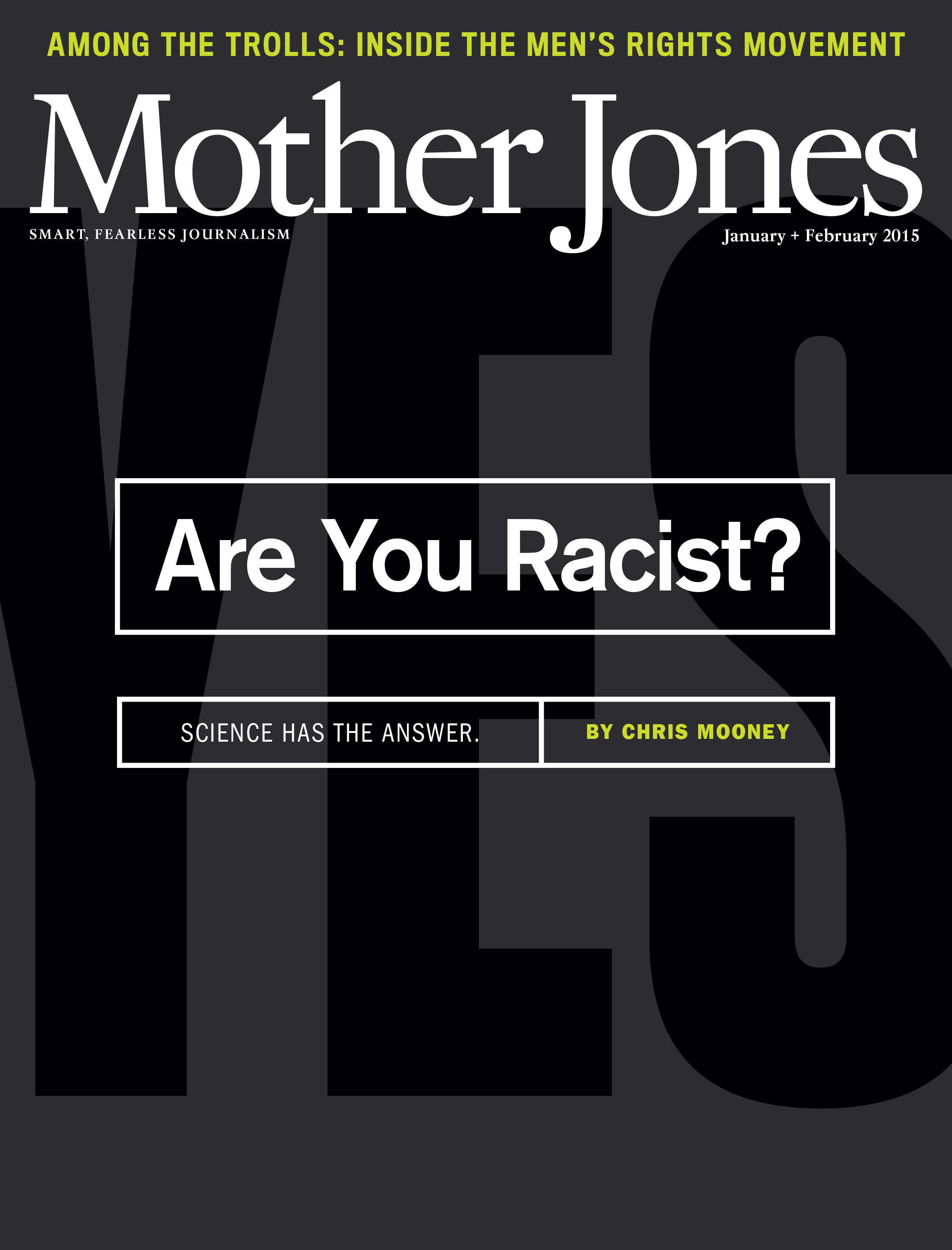 Mother Jones Magazine Cover : January + February 2015