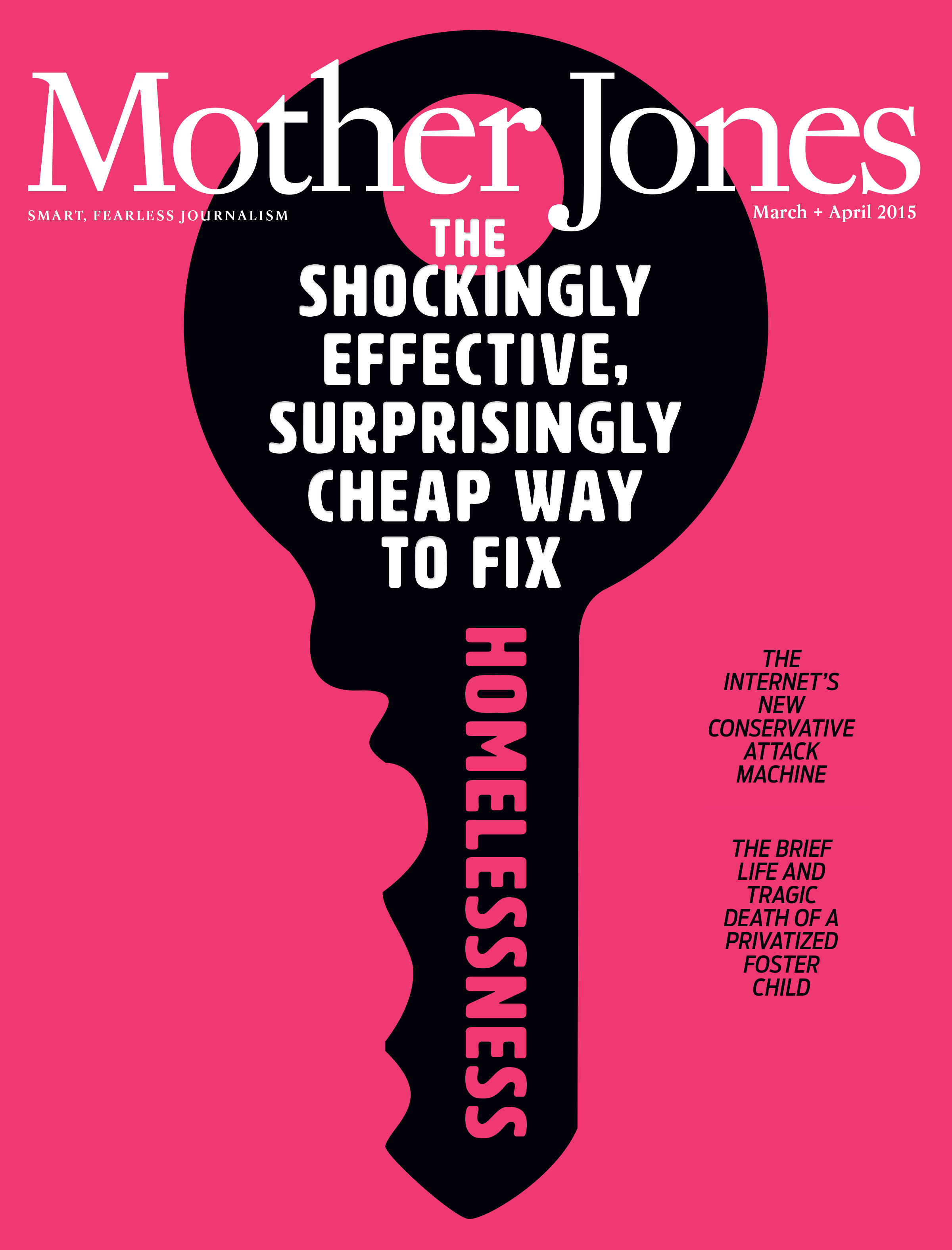 Mother Jones Magazine Cover : March + April 2015