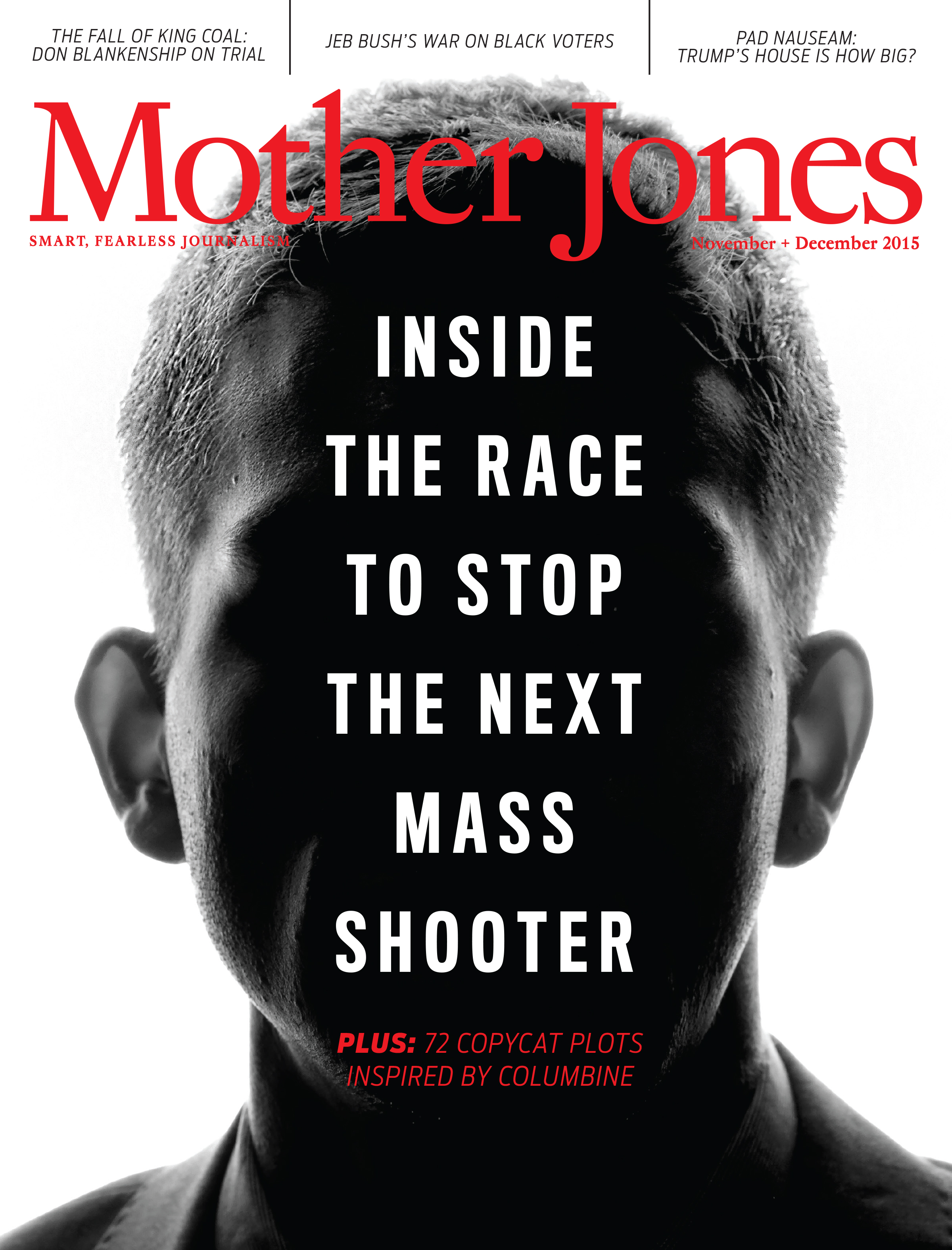 Mother Jones Magazine Cover : November + December 2015