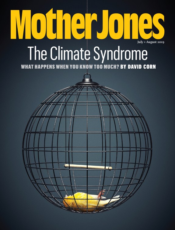 Mother Jones Magazine Cover : July + August 2019