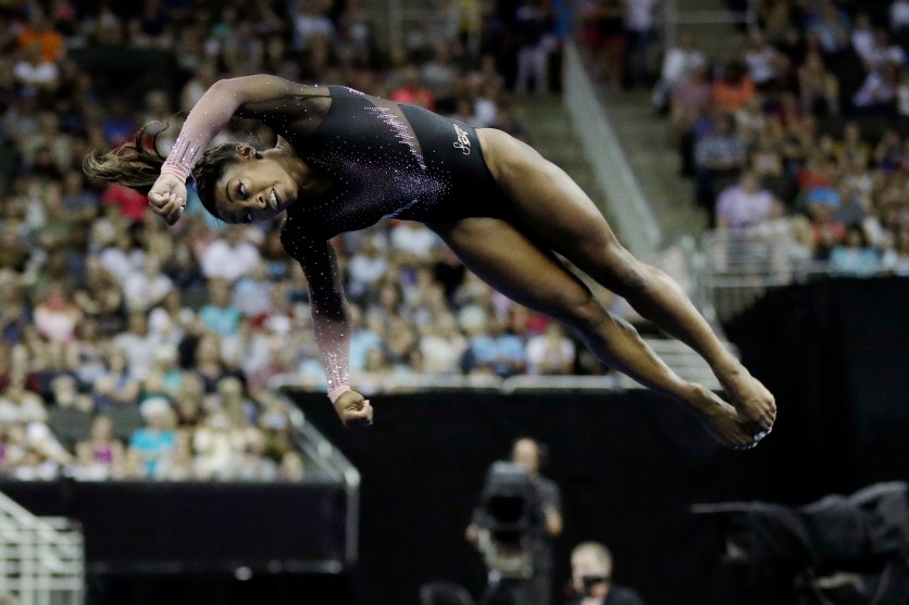 Simone Biles Gravity Defying Moves Almost Didn T Happen Mother