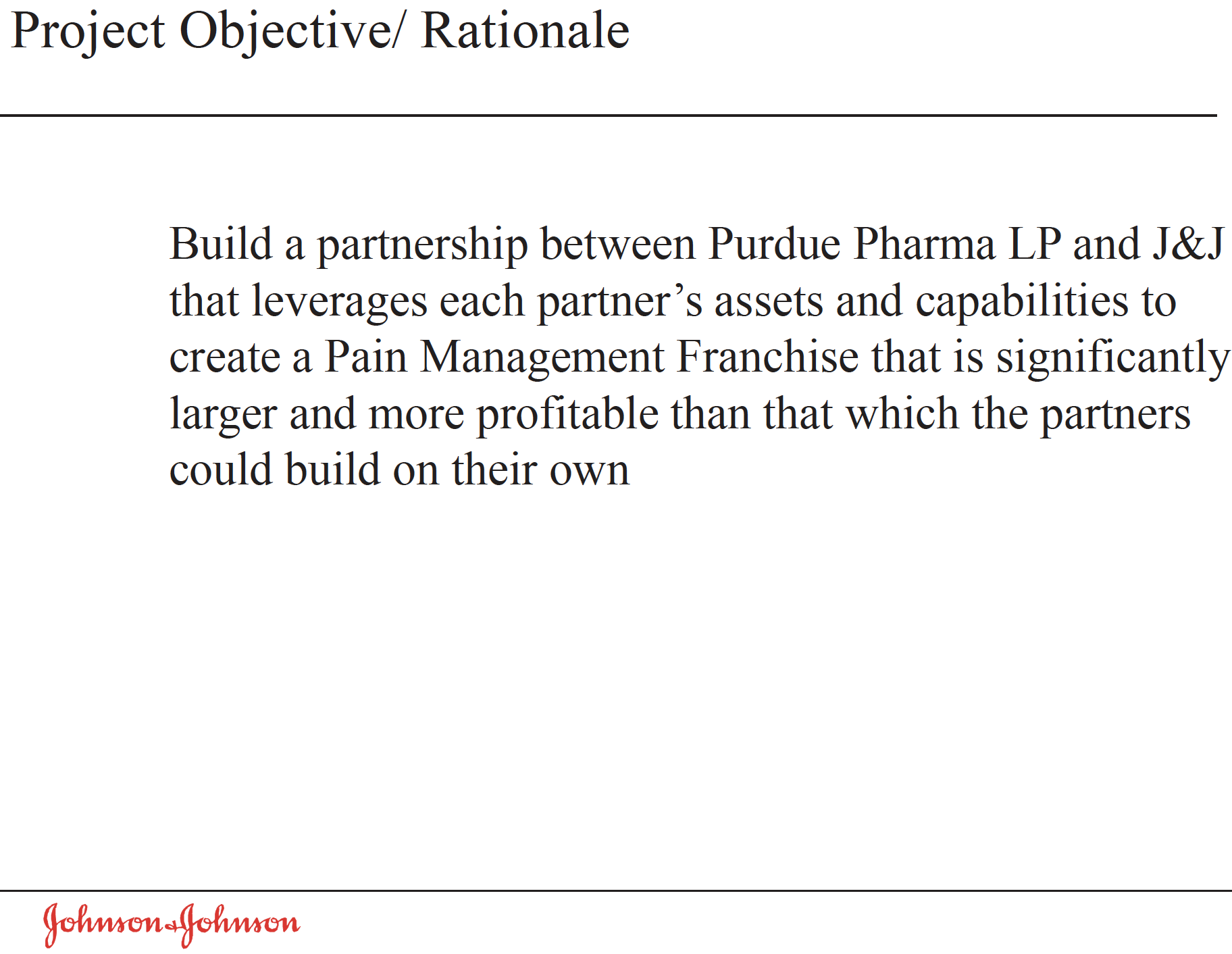 Purdue Pharma Stock Chart