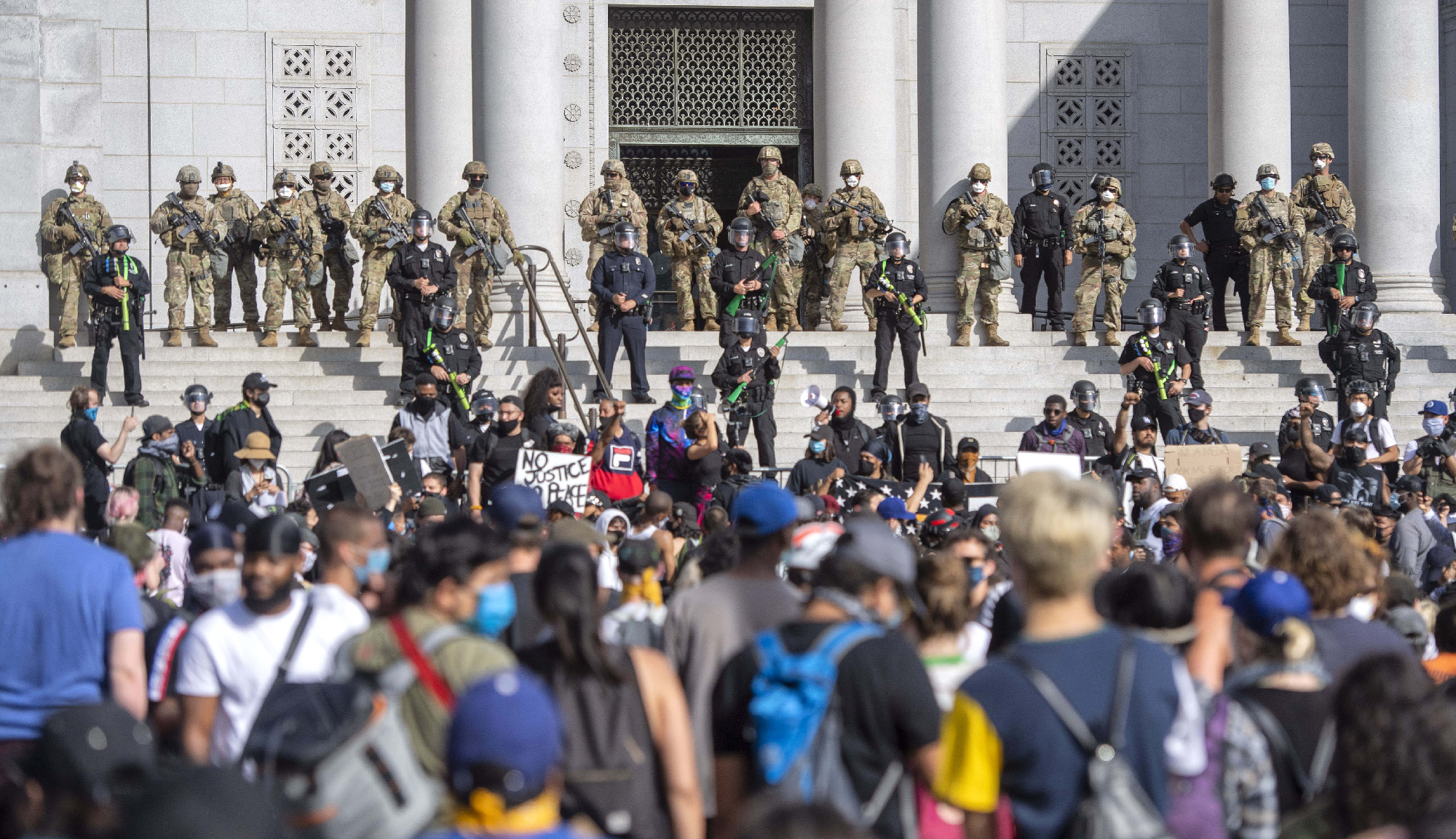 Why Were LA Cops More Concerned With Peaceful Protesters Than Violent