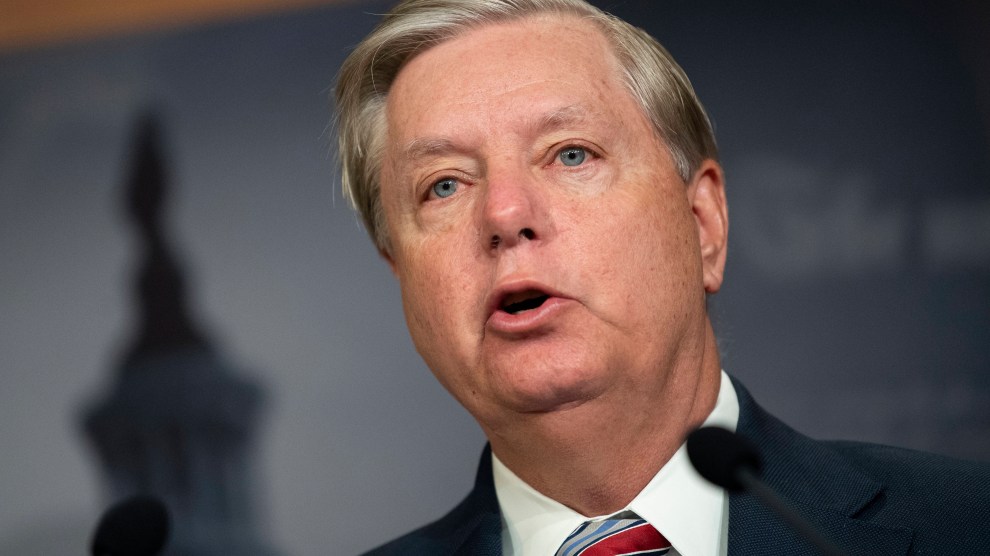 Lindsey Graham Isn't Being Subtle About Why Republicans Are Rushing to Fill  RBG's Seat – Mother Jones
