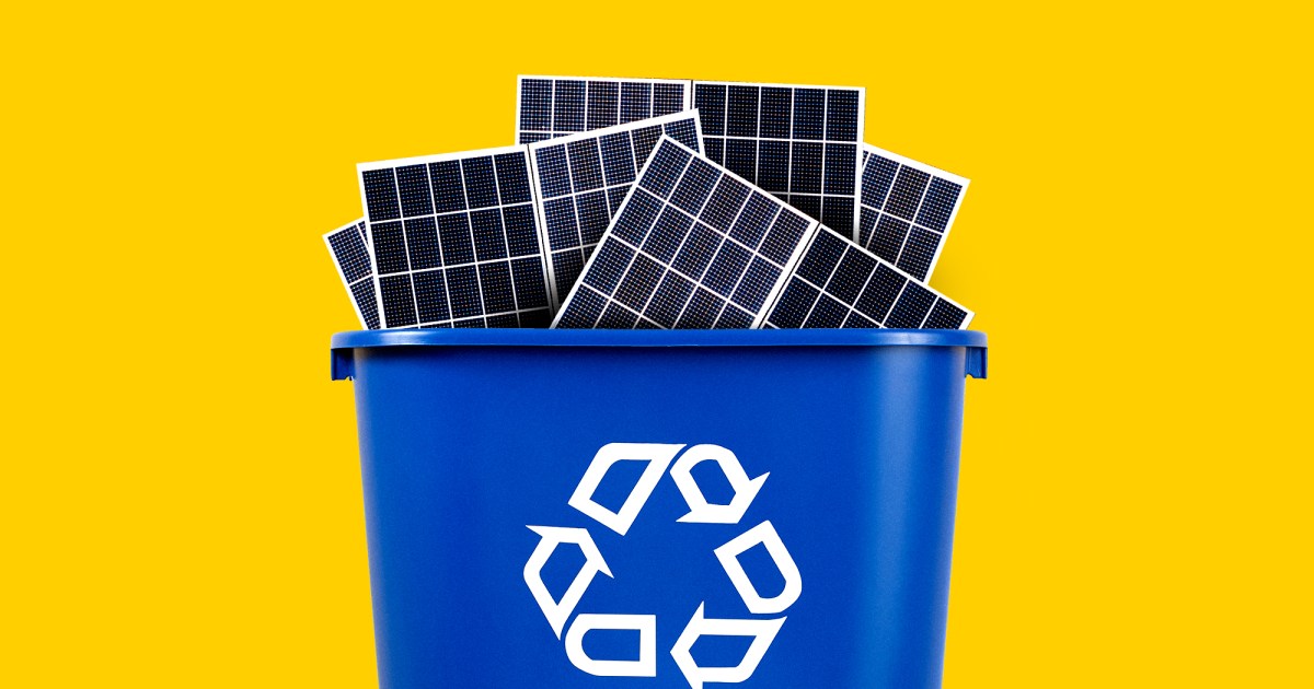 Solar panels are a pain to recycle. These companies are trying to fix that.