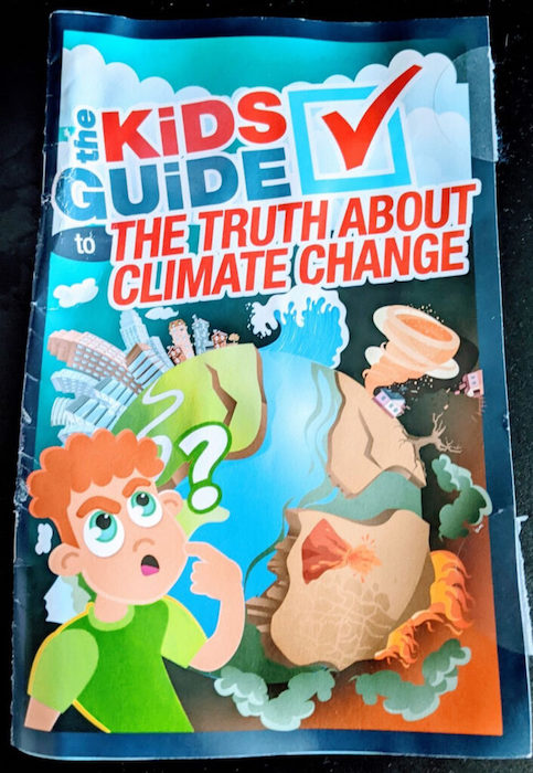 The cover of, "The Kids' Guide to the Truth About Climate Change"