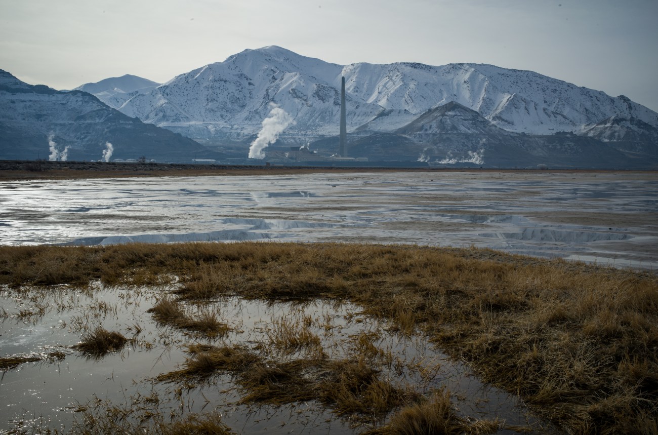 Shrinking shorelines on the Great Salt Lake