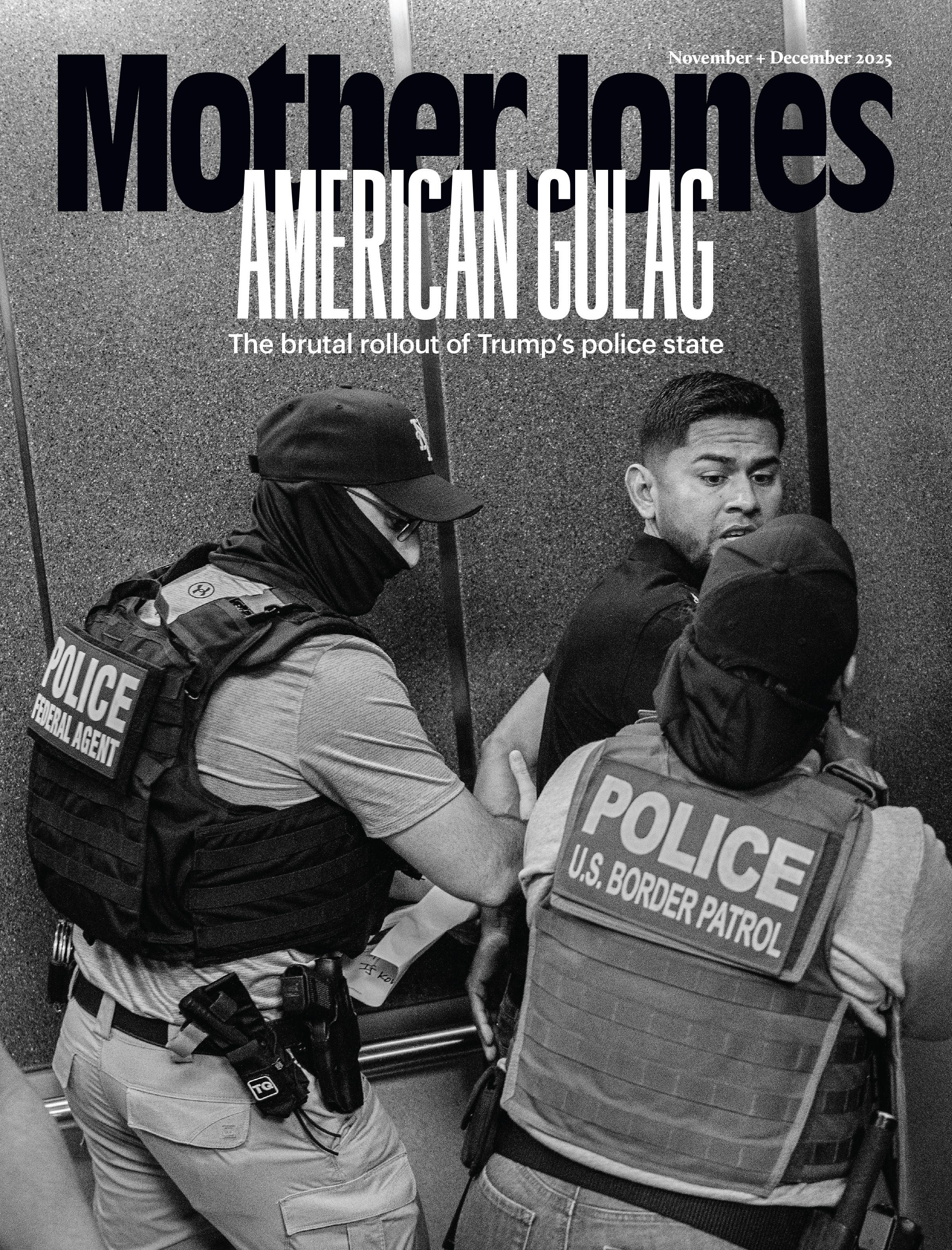 Mother Jones Magazine Cover : November + December 2025