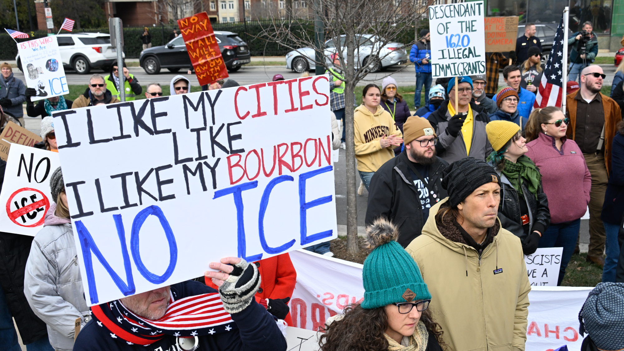 ICE Out! Stand with MinnesotaNo Work, no school, no shopping, From Queen City to Twin CitiesCharles R Jonas Federal Building in Charlotte NC, United States on January 30, 2026 