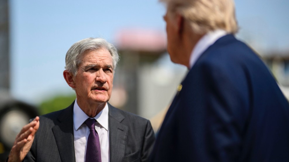 Jerome Powell speaks with Donald Trump