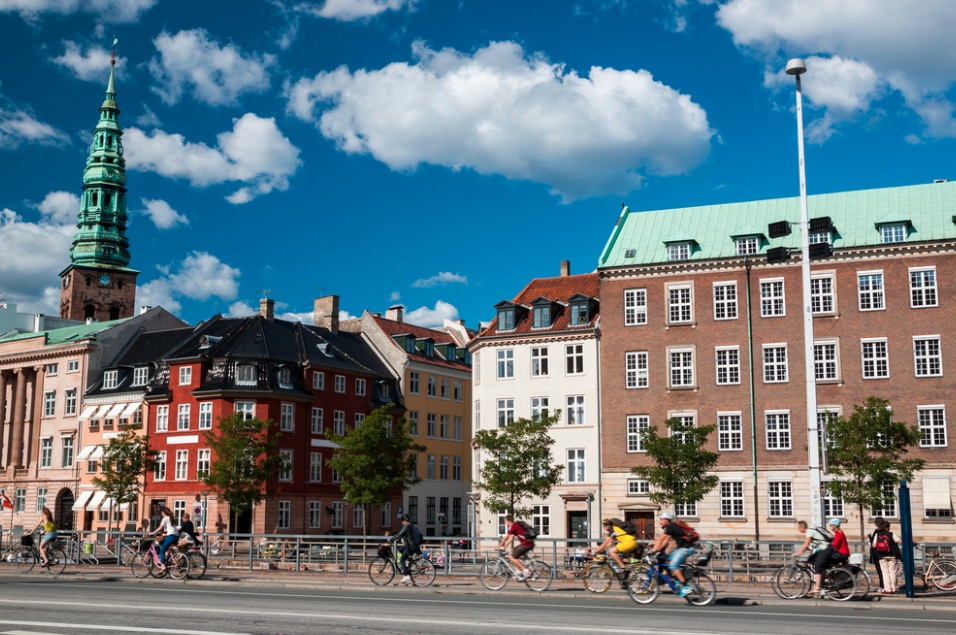 Bicyclists in Copenhagen