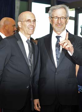 Jeffrey Katzenberg and Steven Spielberg