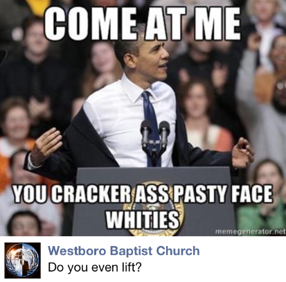 Obama westboro baptist church hacking