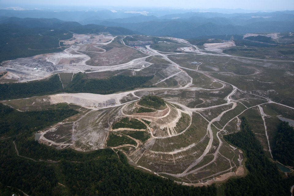 Mountain top removal mining