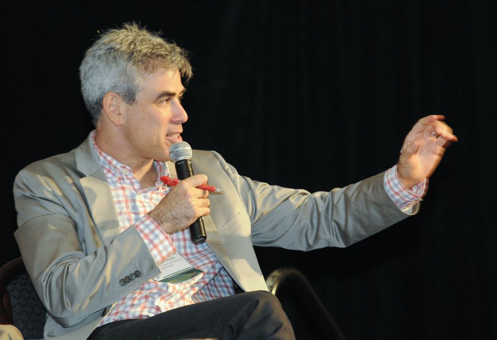 Jonathan Haidt at a recent panel on civil discourse.