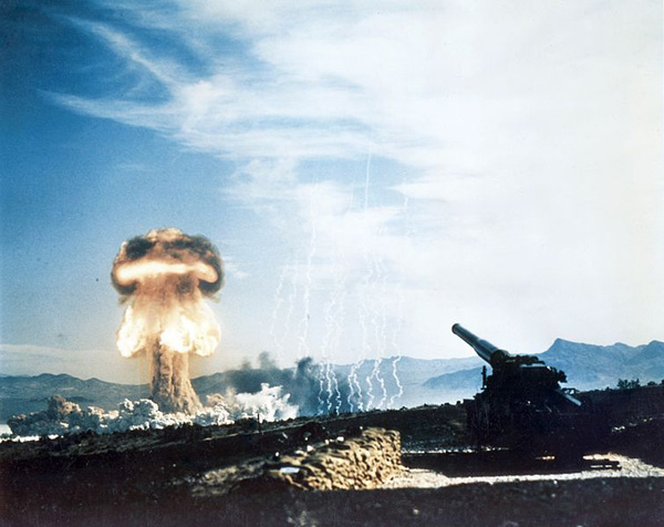 Nuclear artillery