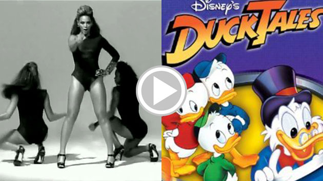 Beyonce S Single Ladies Music Video Set To The Ducktales Theme