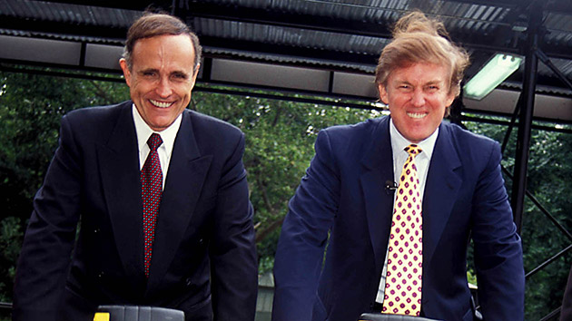 You Can T Unsee This Video Of Donald Trump Groping Rudy Giuliani